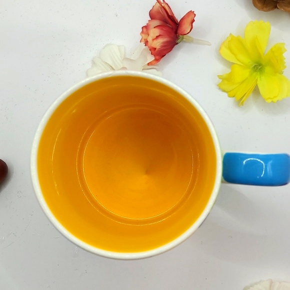 Whittard of Chelsea handpainted geometric design, two tea cups - Picture 6 of 8